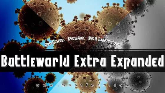 「Battleworld-Extra-Expanded」字体排版图片