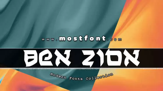 Typographic Design of Ben-Zion