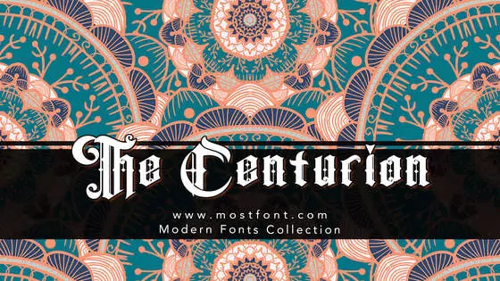 Typographic Design of The-Centurion