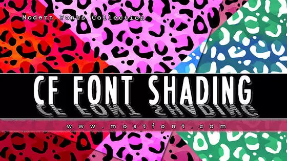 Typographic Design of CF-Font-Shading