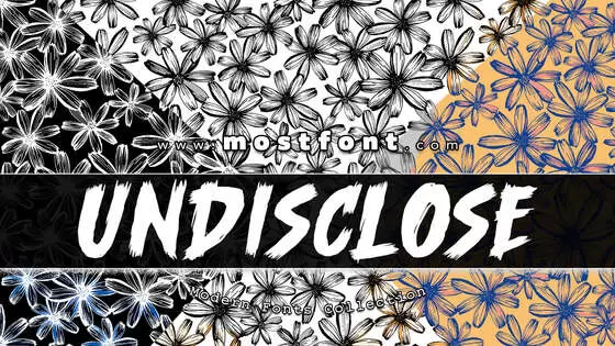 Typographic Design of Undisclose