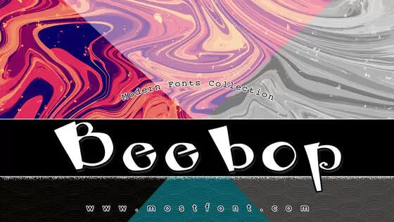 「Beebop」字体排版样式