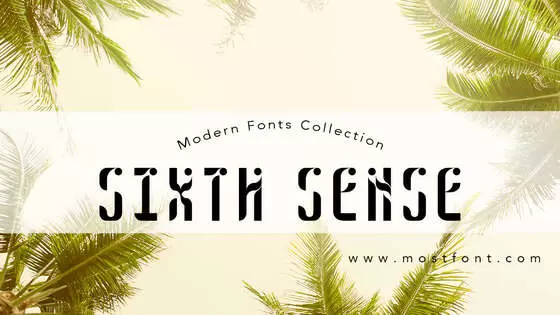 Typographic Design of Sixth-Sense