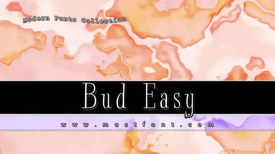 Typographic Design of Bud-Easy