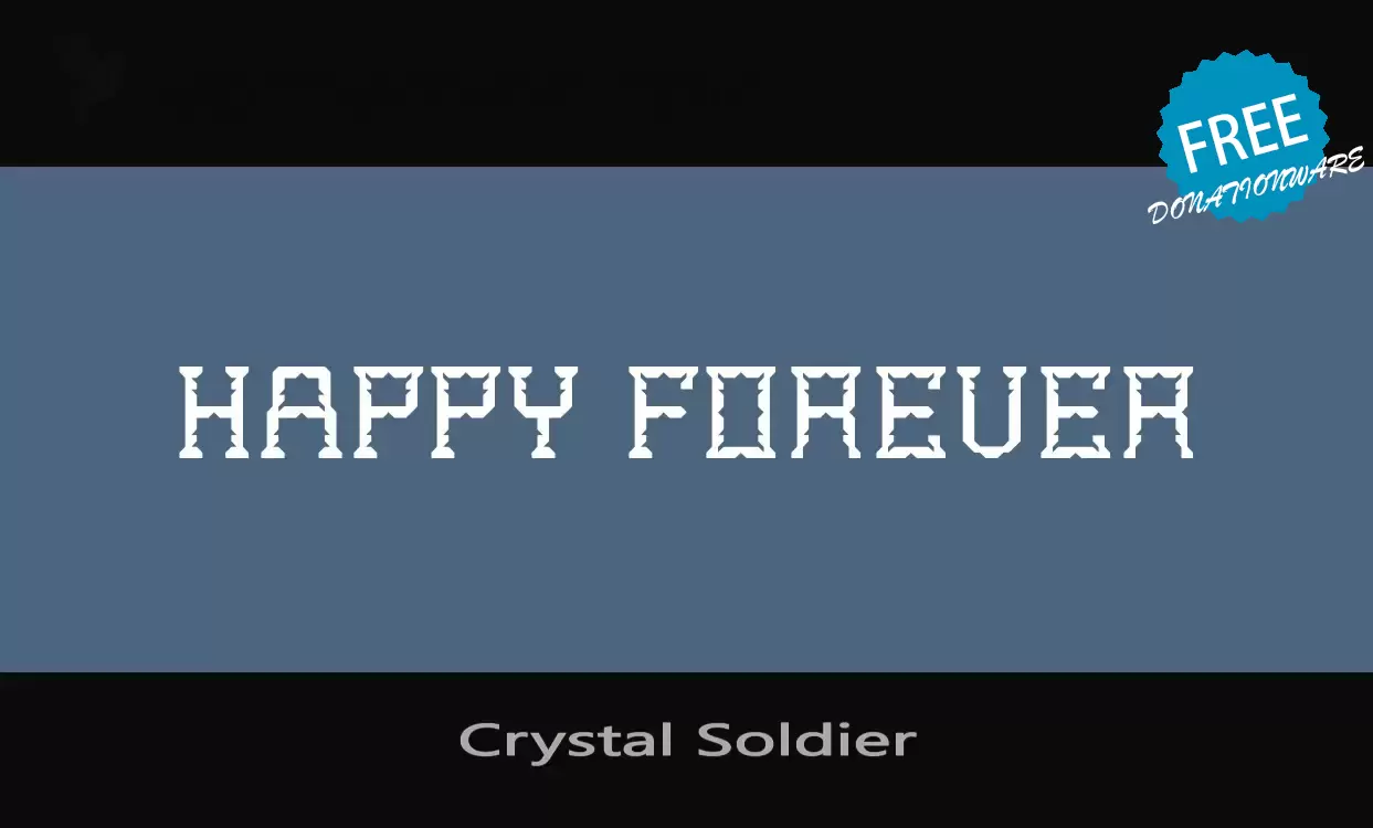 Sample of Crystal-Soldier