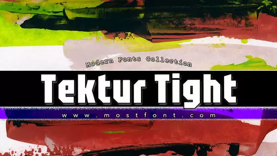 「Tektur-Tight」字体排版图片