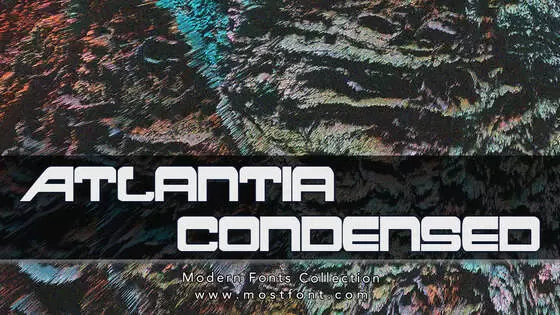 Typographic Design of Atlantia-Condensed