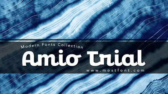 Typographic Design of Amio-Trial