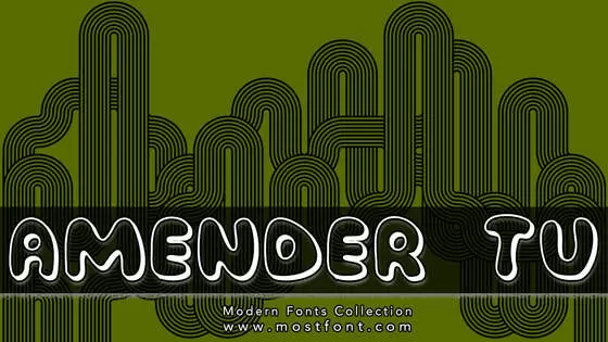 Typographic Design of Amender-Tu