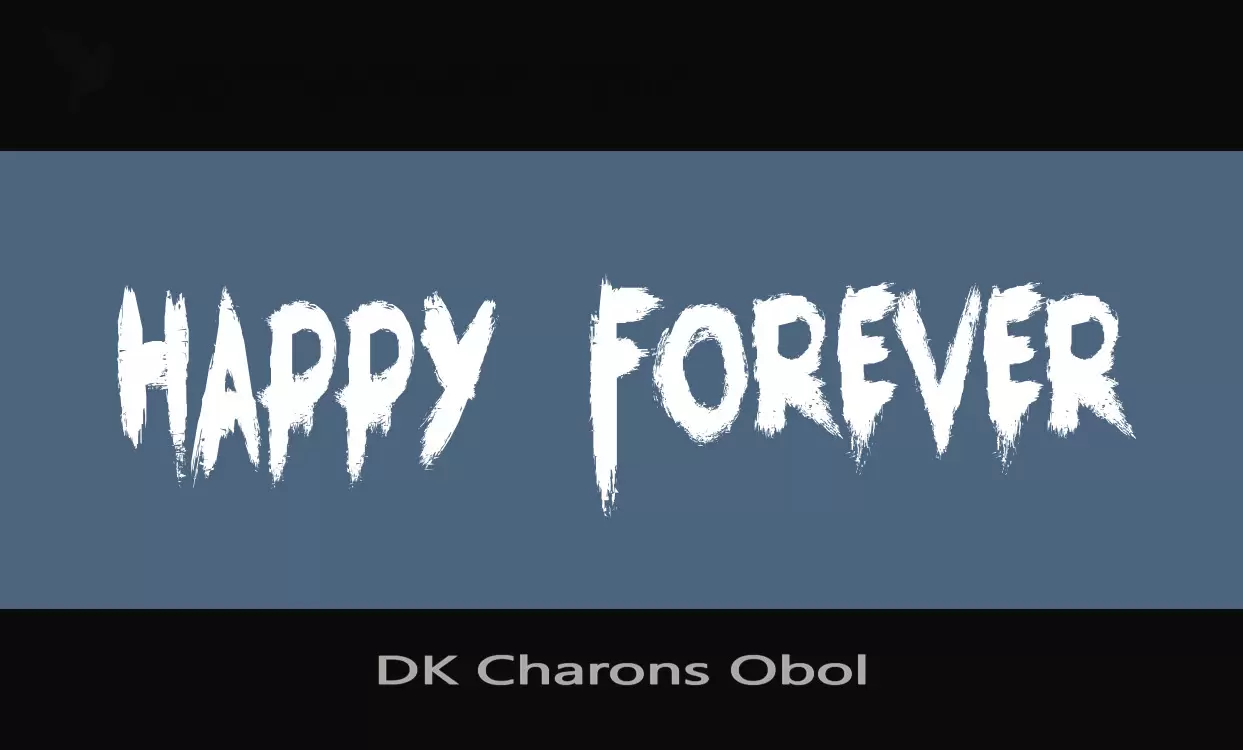 「DK-Charons-Obol」字体效果图