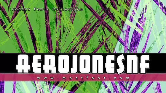 Typographic Design of AerojonesNF