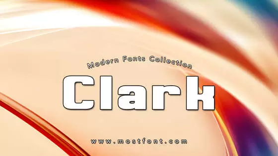 Typographic Design of Clark