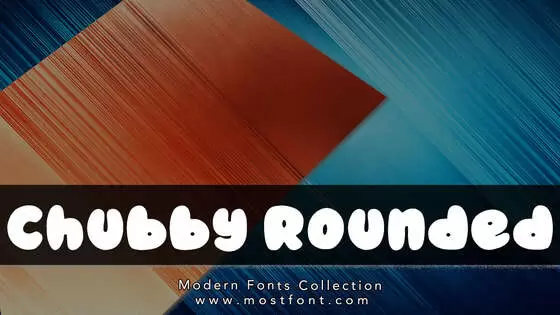 「Chubby-Rounded」字体排版图片