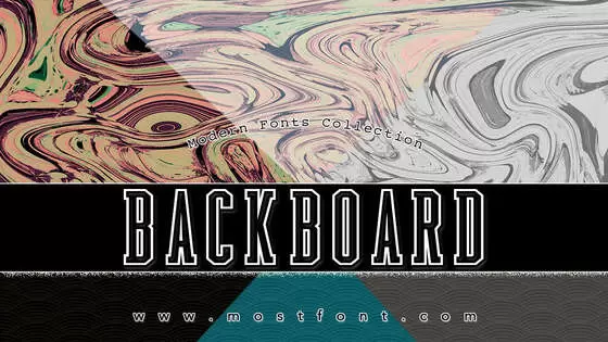 Typographic Design of Backboard