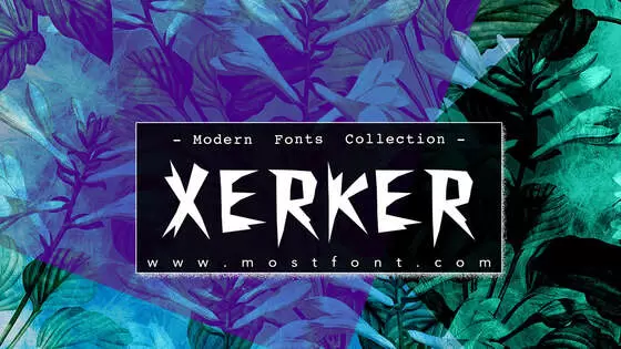 「Xerker」字体排版图片