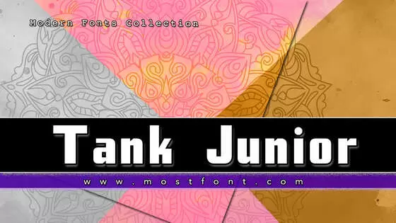 Typographic Design of Tank-Junior