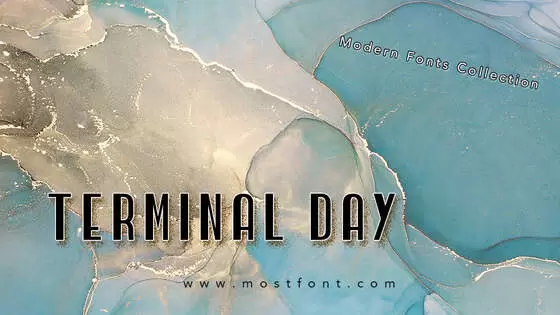 「Terminal-Day」字体排版图片