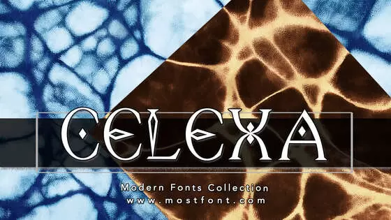 「Celexa」字体排版图片