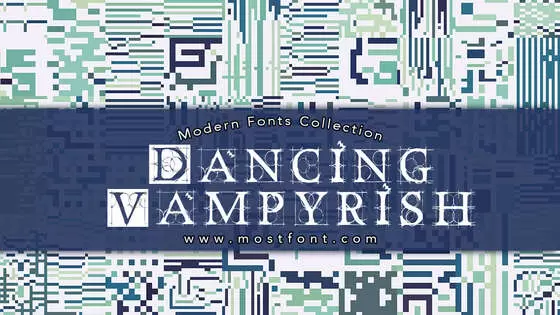 Typographic Design of DancingVampyrish