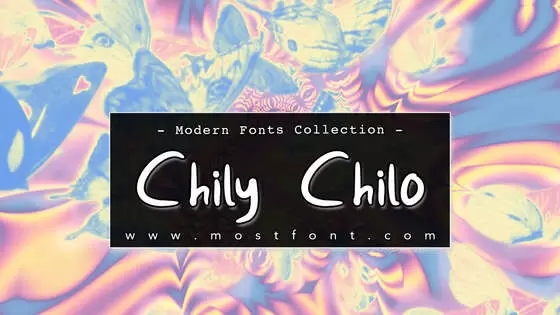 Typographic Design of Chily-Chilo