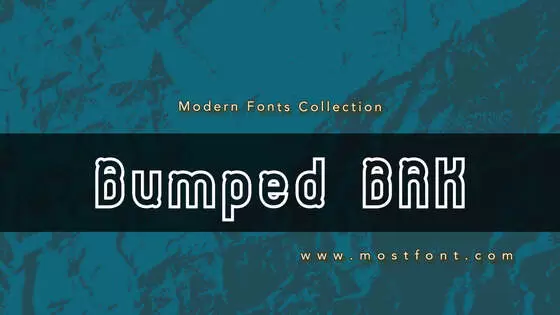 Typographic Design of Bumped-BRK