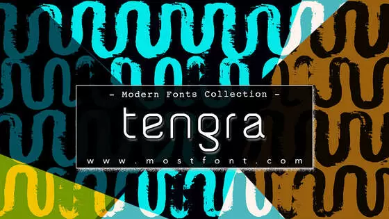 「Tengra」字体排版样式