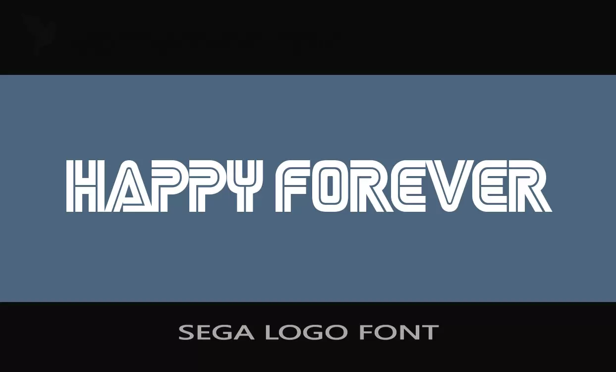 Font Sample of SEGA-LOGO-FONT