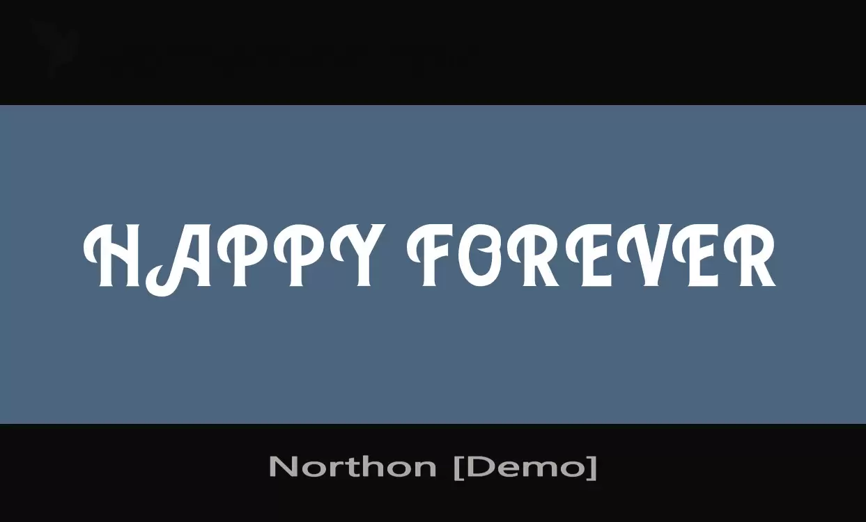 Font Sample of Northon-[Demo]