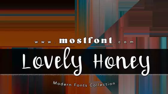 「Lovely-Honey」字体排版图片