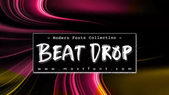 「Beat-Drop」字体排版图片