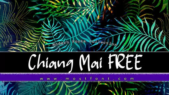 Typographic Design of Chiang-Mai-FREE