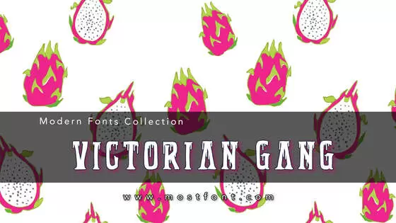 「Victorian-Gang」字体排版图片