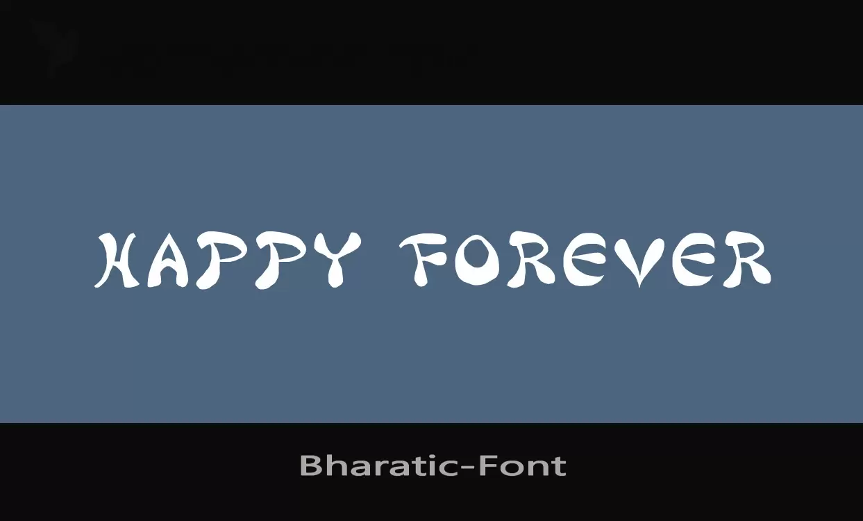 Font Sample of Bharatic-Font