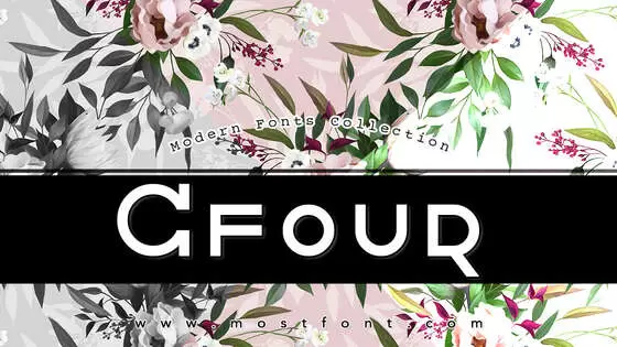 「Cfour」字体排版图片