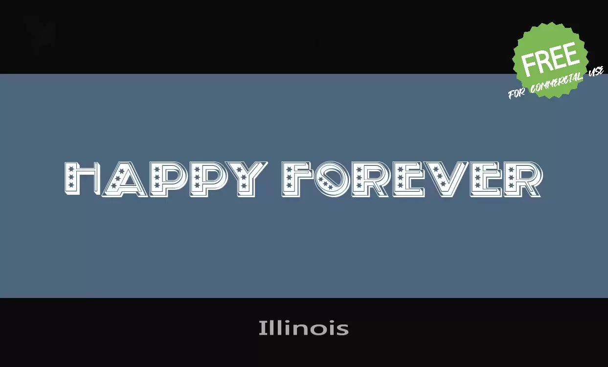 Font Sample of Illinois