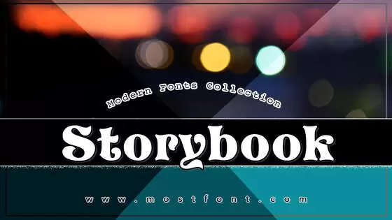 Typographic Design of Storybook