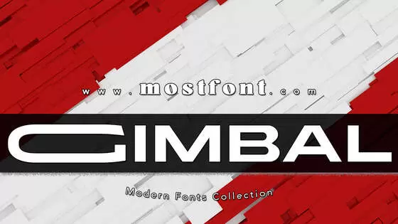 「Gimbal-Extended」字体排版样式