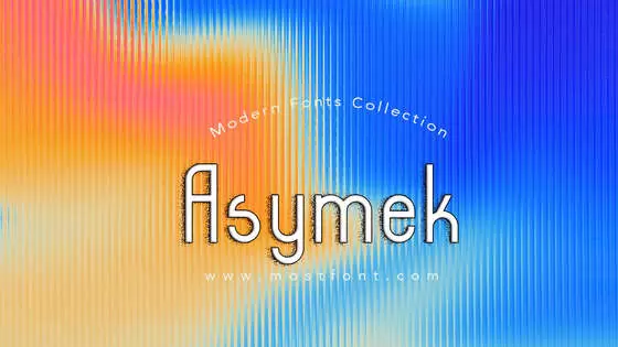 Typographic Design of Asymek