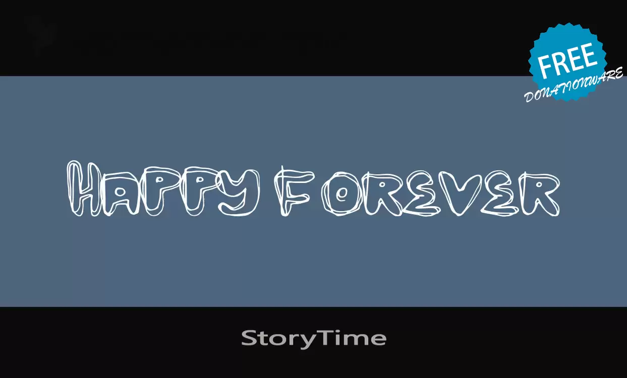 Font Sample of StoryTime