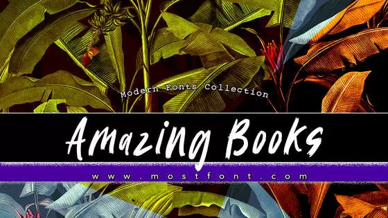 「Amazing-Books」字体排版样式