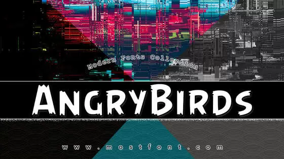 Typographic Design of AngryBirds