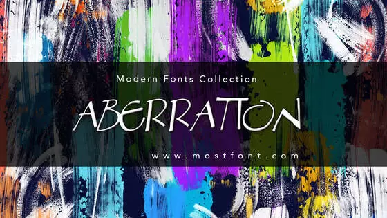 Typographic Design of Aberration