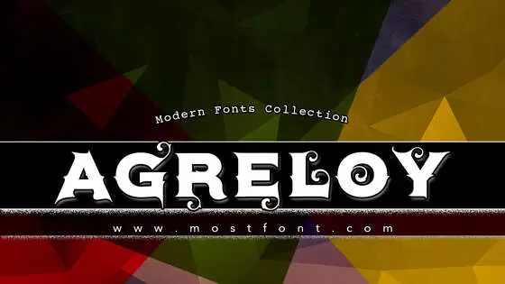 Typographic Design of Agreloy