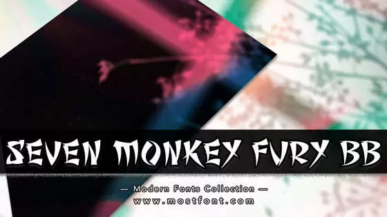 Typographic Design of Seven-Monkey-Fury-BB