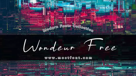 Typographic Design of Wondeur-Free