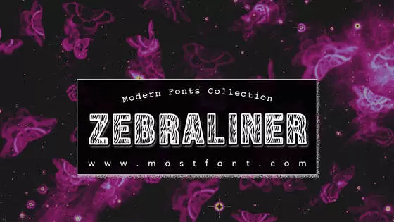 Typographic Design of Zebraliner