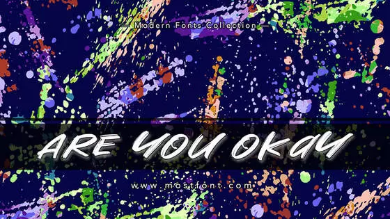 「Are-You-Okay」字体排版图片