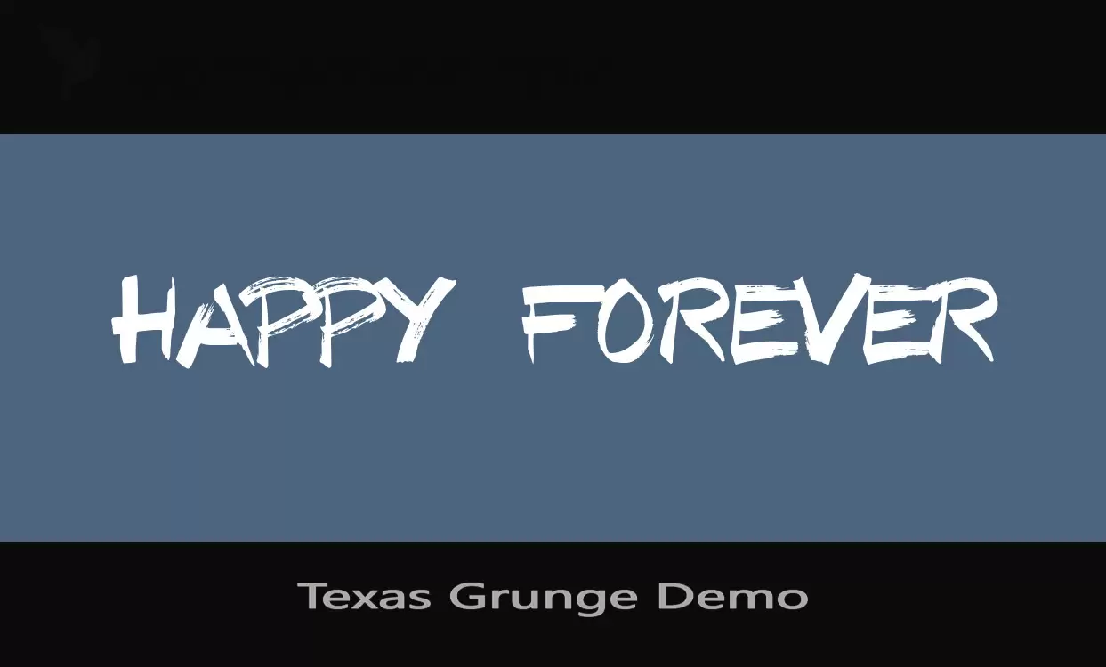 「Texas-Grunge-Demo」字体效果图