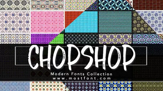 「Chopshop」字体排版图片