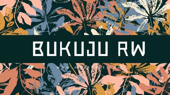 Typographic Design of Bukuju-RW